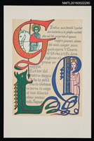 主要名稱：藏書票—中古世紀手抄本圖檔，第1張，共1張