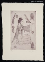 主要名稱：藏書票—中国上代美姬と古錢圖檔，第1張，共1張