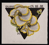 主要名稱：藏書票—扶桑花圖檔，第1張，共1張