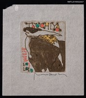 主要名稱：藏書票—サーカス（馬戲團）圖檔，第1張，共2張