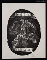 主要名稱：藏書票—鈴蘭圖檔，第1張，共1張