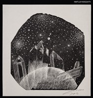 主要名稱：藏書票—水晶夜空圖檔，第1張，共1張