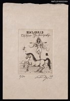 主要名稱：藏書票—斷肢裸女與馬圖檔，第1張，共1張