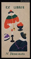 主要名稱：藏書票—長煙斗的聚會圖檔，第1張，共1張
