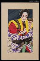 主要名稱：藏書票—日本歌舞伎圖檔，第1張，共1張
