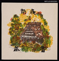 主要名稱：藏書票—鄉間小屋圖檔，第1張，共2張
