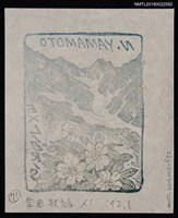 主要名稱：藏書票—山谷間的小花圖檔，第2張，共2張