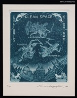 主要名稱：藏書票—宇宙からのメツセージ（來自宇宙的信息）圖檔，第1張，共1張