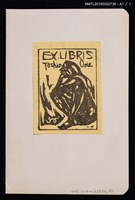 主要名稱：藏書票—沉思之女圖檔，第2張，共3張