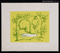 主要名稱：藏書票—小松鼠（通用藏書票）圖檔，第2張，共5張