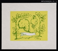 主要名稱：藏書票—小松鼠（通用藏書票）圖檔，第4張，共5張