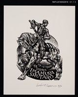 主要名稱：藏書票—歐洲騎士圖檔，第3張，共3張