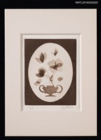 主要名稱：藏書票—花影盆栽圖檔，第1張，共1張