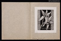 主要名稱：藏書票—蘭花圖檔，第1張，共1張