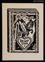 主要名稱：藏書票—騎馬的男人圖檔，第1張，共1張