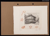 主要名稱：藏書票—日本屋 • 鳥 • 蛙 • 櫻花圖檔，第1張，共1張