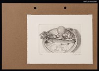 主要名稱：藏書票—砧板上的食材圖檔，第1張，共1張