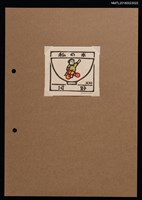 主要名稱：藏書票—自転車（腳踏車）圖檔，第1張，共2張