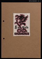 主要名稱：藏書票—人頭花圖檔，第3張，共5張