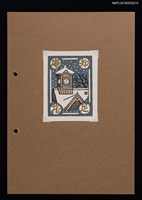 主要名稱：藏書票—雪夜鐘樓圖檔，第1張，共1張