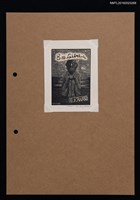 主要名稱：藏書票—スリランカの人形（斯里蘭卡娃娃）圖檔，第1張，共1張