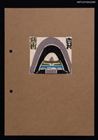 主要名稱：藏書票—灰黑山坡圖檔，第1張，共1張