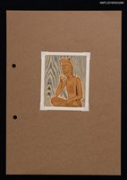 主要名稱：藏書票—佛像圖檔，第1張，共1張