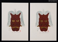 主要名稱：藏書票—佐賀の浮立面圖檔，第1張，共3張