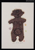 主要名稱：藏書票—繩紋時代陶俑圖檔，第1張，共1張