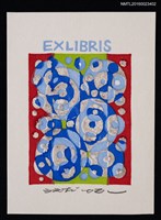 主要名稱：藏書票—幾何切割圖紋圖檔，第1張，共1張