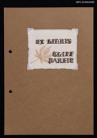 主要名稱：藏書票—押花楓葉圖檔，第1張，共1張
