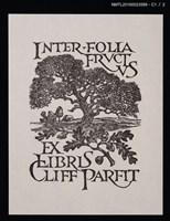 主要名稱：藏書票—草原上的大橡樹圖檔，第2張，共3張