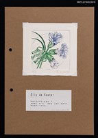 主要名稱：藏書票—紫花圖檔，第1張，共1張