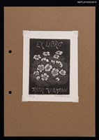 主要名稱：藏書票—野花叢圖檔，第1張，共1張