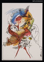 主要名稱：藏書票—繽紛群鳥圖檔，第1張，共1張