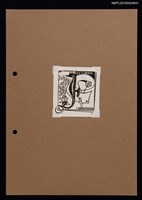 主要名稱：藏書票—草帽女孩與海馬圖檔，第1張，共1張