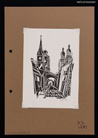 主要名稱：藏書票—歐洲街道圖檔，第1張，共1張