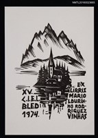 主要名稱：藏書票—山中小屋圖檔，第1張，共1張