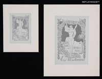 主要名稱：藏書票—NEVER MORE／NUNCA MAIS（從未）圖檔，第1張，共3張
