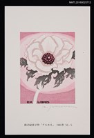主要名稱：藏書票—アネモネ（銀蓮花）圖檔，第1張，共1張