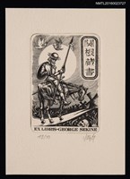 主要名稱：藏書票—唐吉訶德圖檔，第1張，共1張