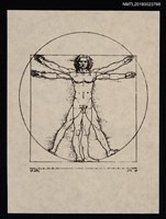 主要名稱：藏書票—達文西 維特魯威人圖檔，第1張，共1張