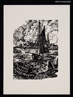 主要名稱：藏書票—船景圖檔，第1張，共1張