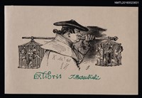 主要名稱：藏書票—教区の役人圖檔，第1張，共1張