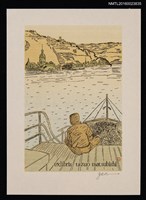 主要名稱：藏書票—船のある風景–対岸を望む圖檔，第1張，共1張