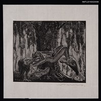 主要名稱：藏書票—浮遊すゐ裸婦圖檔，第1張，共1張