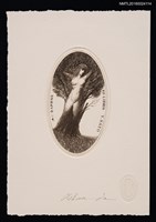 主要名稱：藏書票—ダフネ（希臘神話中的Daphne）圖檔，第1張，共1張