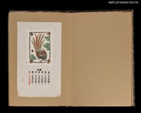 主要名稱：藏書票曆——雉雞/劃一題名：《書窓藏票集》（昭和18-19年）圖檔，第1張，共1張