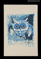 主要名稱：藏書票曆—乘著彩虹出航（船出を虹に乗せて）/劃一題名：《愛書票曆》（昭和63年-平成3年）圖檔，第2張，共3張