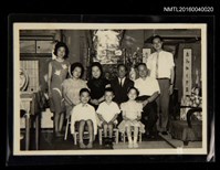 主要名稱：洪炎秋家族合影圖檔，第1張，共1張